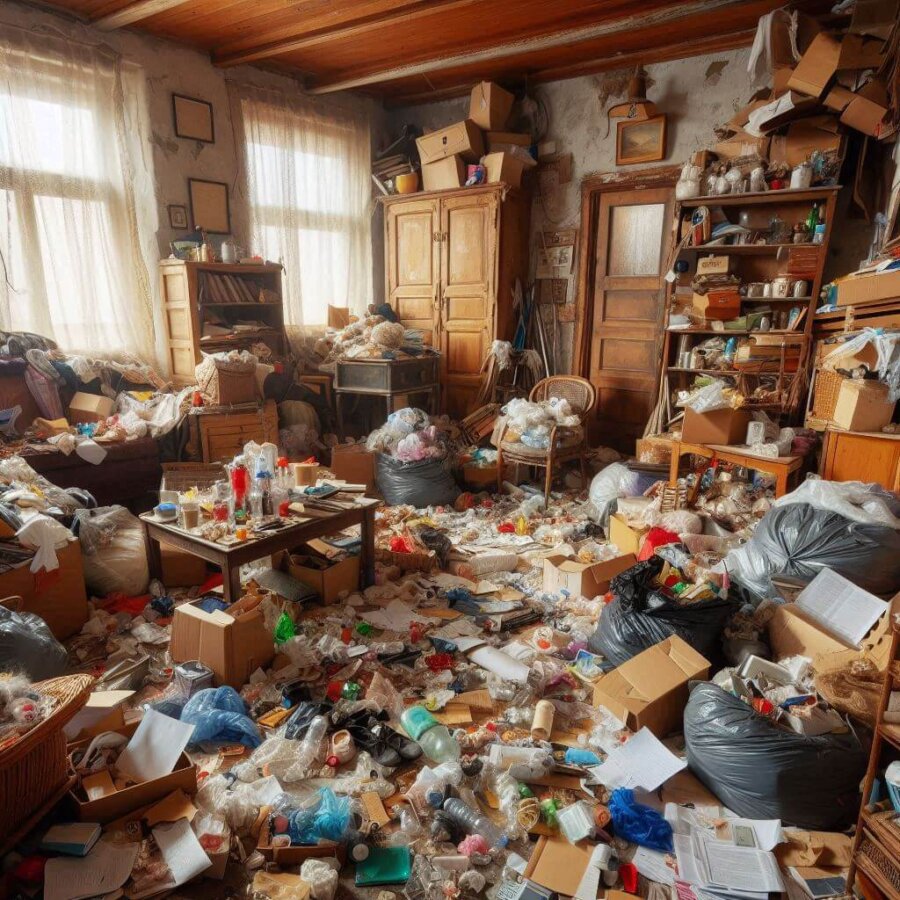 Trabajos de limpieza y desinfección de casas con síndrome de Diógenes en Móra d'Ebre