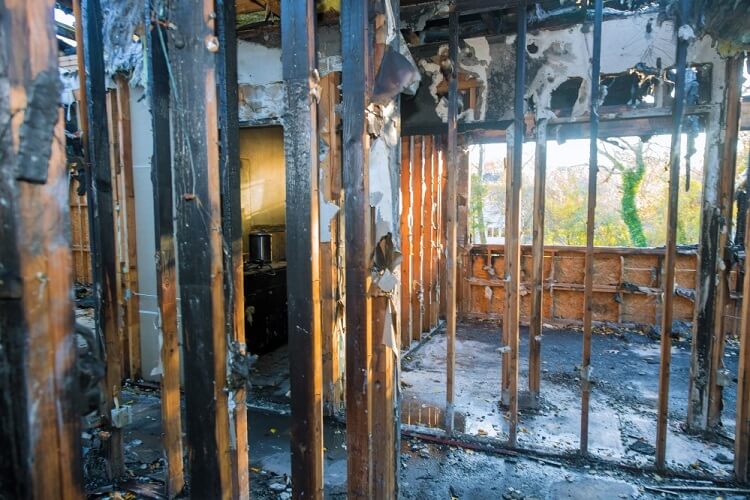 Limpieza por incendios en Vila-sacra